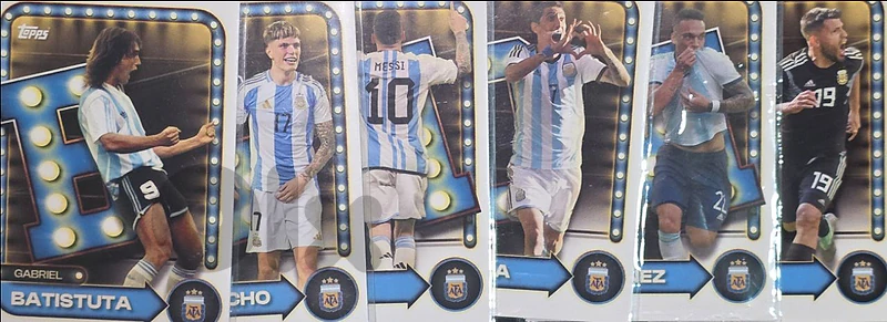 Topps Argentina 8-Card Bundle + 2x Numbered
