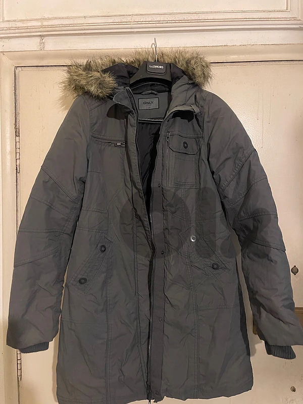 ONLY winter jacket size large grey