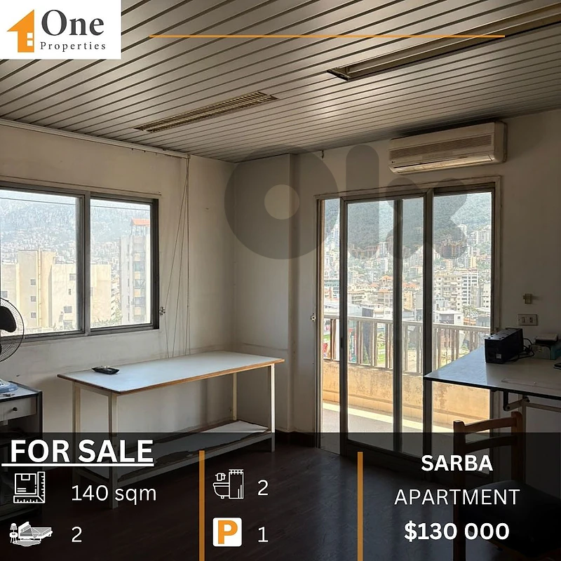 APARTMENT FOR SALE IN SARBA - JOUNIEH