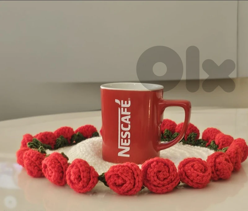 Handmade Crochet Rose 🌹