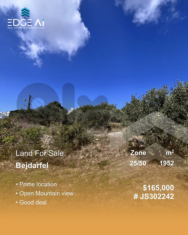 Land for Sale | Bejdarfel

Ref: #JS302242