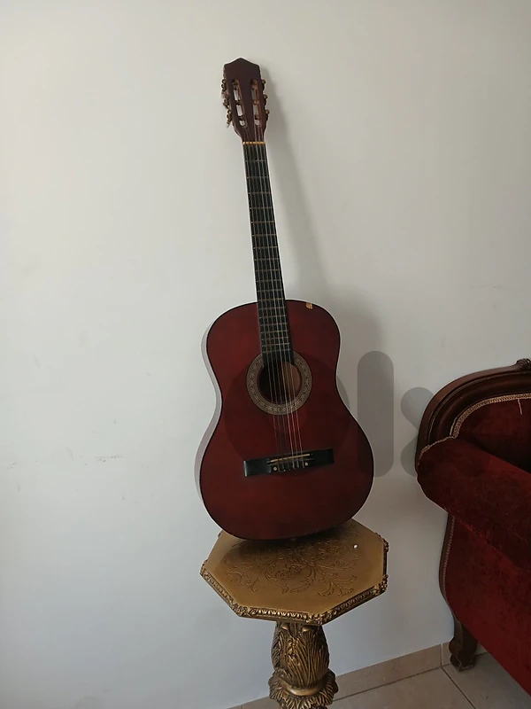 Classic Guitar 4/4 Brown. Use Beginner