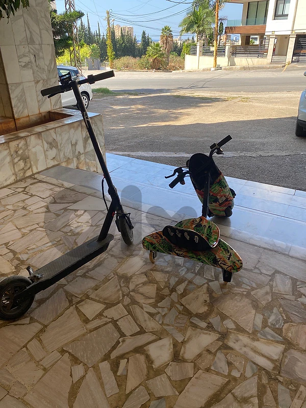 electric scooter and drift car