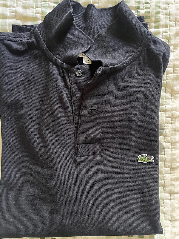 Lacoste Classic Fit Polo – Black – XXL