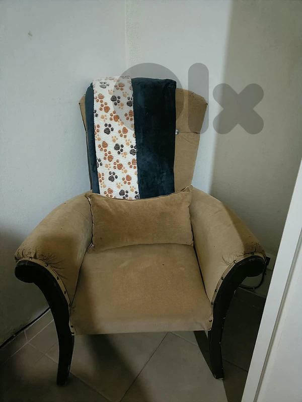 one wingback chair