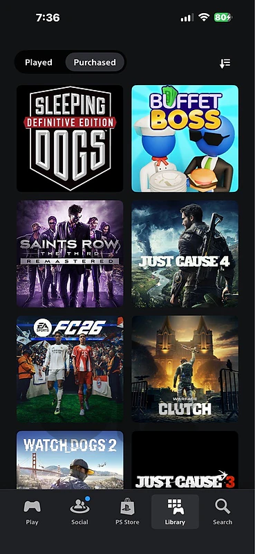 ps account including +5 games