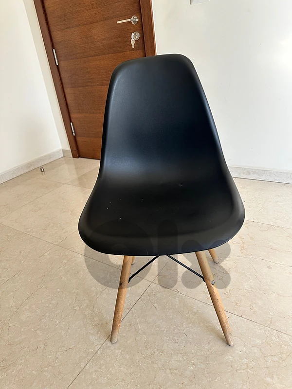 4 Black Dining Chairs – $10 Each