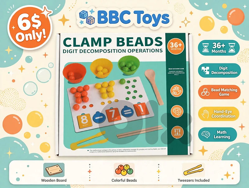educational toys clamp beads