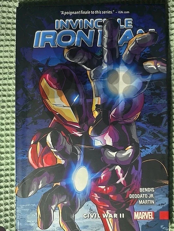 marvel comic book iron man deluxe edition
