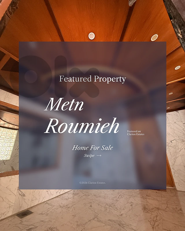 open sea vierw  Apartment for SALE in Roumieh!