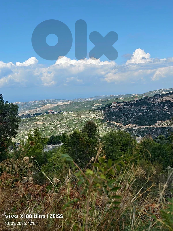 600m² Residential Land in Aabeidat, Jbeil – Panoramic Sea View