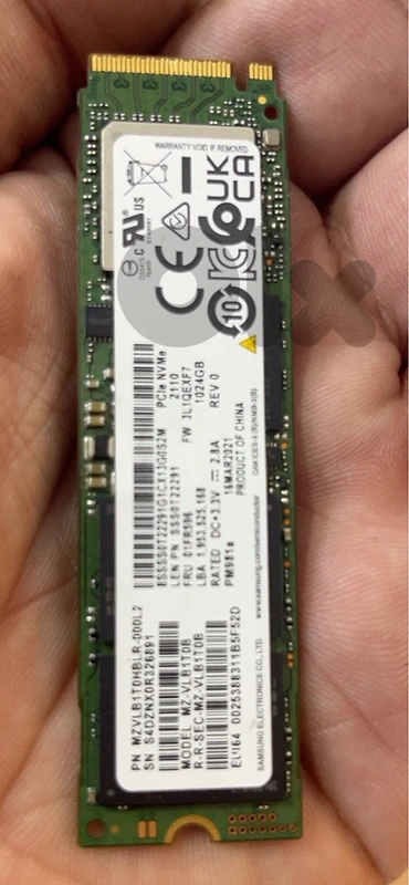 nvme samsung 1 terra 100% health