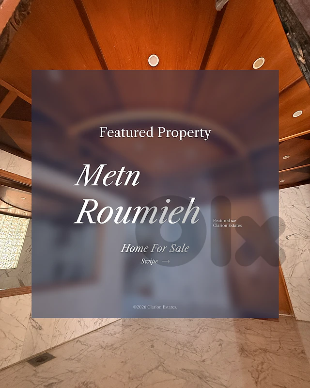 open sea vierw  Apartment for SALE in Roumieh!