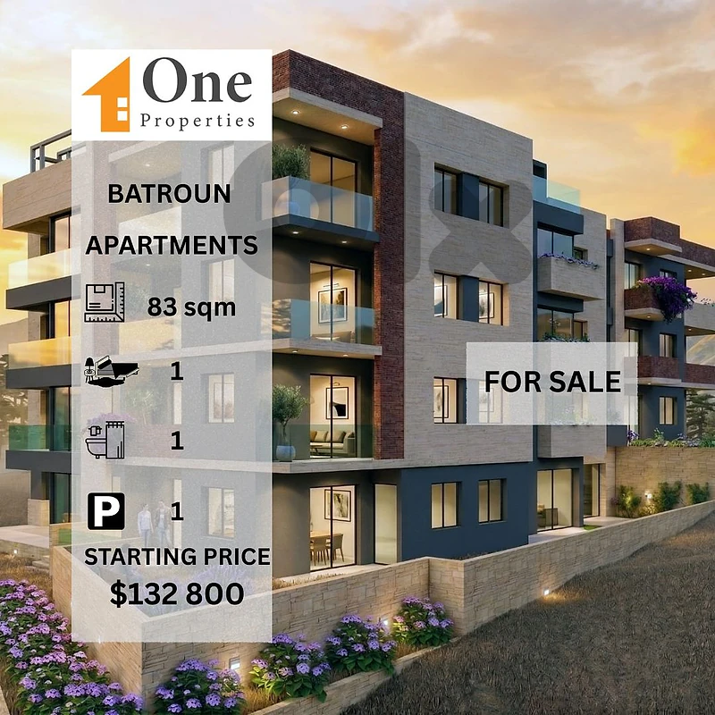 APARTMENTS FOR SALE IN BATROUN