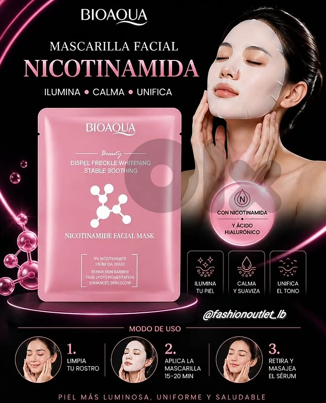 BIOAQUA NICOTINAMIDE FACIAL MASK