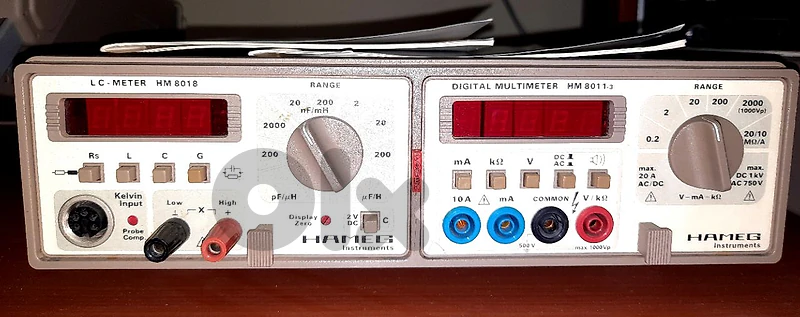 Hameg measuring devices for home music audio TV repair and DJs