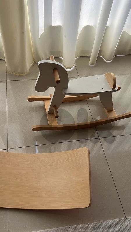 wooden horse rocker