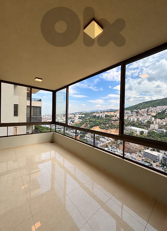 Brand new apartment for rent in Fanar with open mountain views.