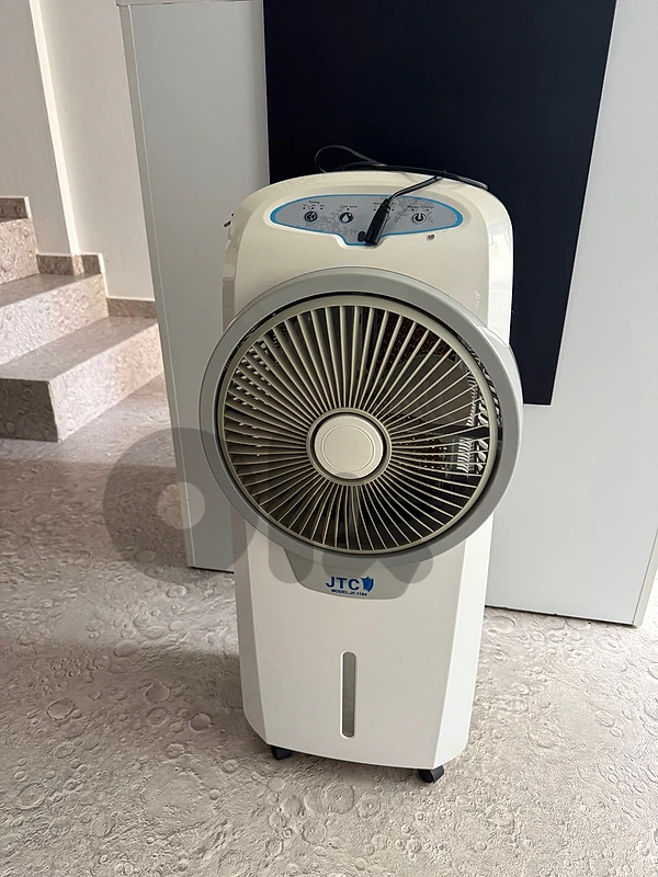 1 portable AC and 1 water cooler like nee