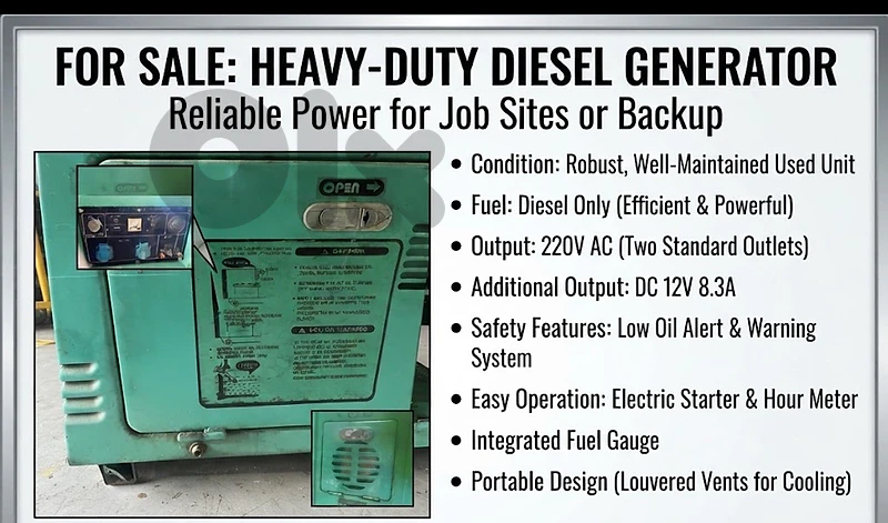generator in a good condition