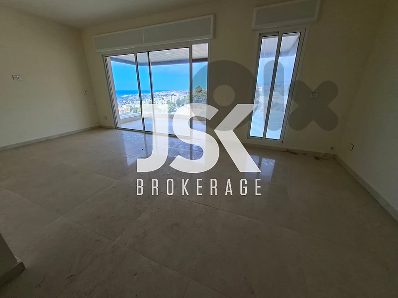 L22799 Duplex With Panoramic Sea View For Sale in Blat, Jbeil