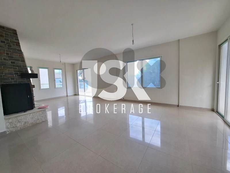 L22869 Unfurnished Apartment With Garden For Sale in Ghazir