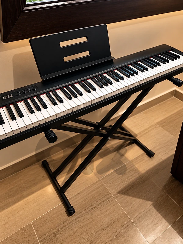 Digital Piano / Keyboard with Stand & Pedal – Excellent Condition