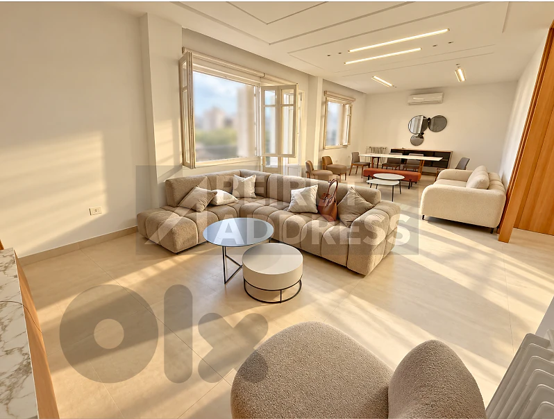Achrafieh Renovated 3 Bdrm with Terrace for Rent