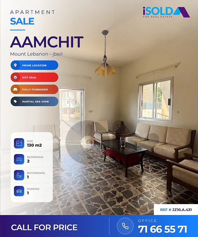 Furnished Apartment for sale In Amchit