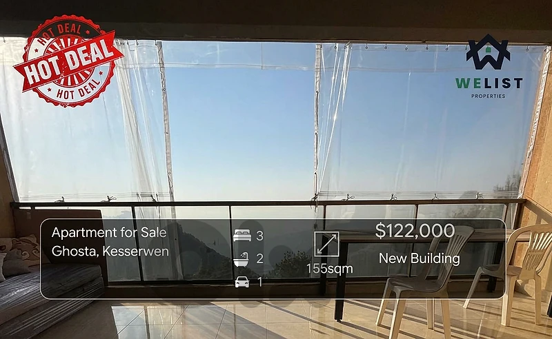 Apartment for sale in Ghosta شقة للبيع في غسطا