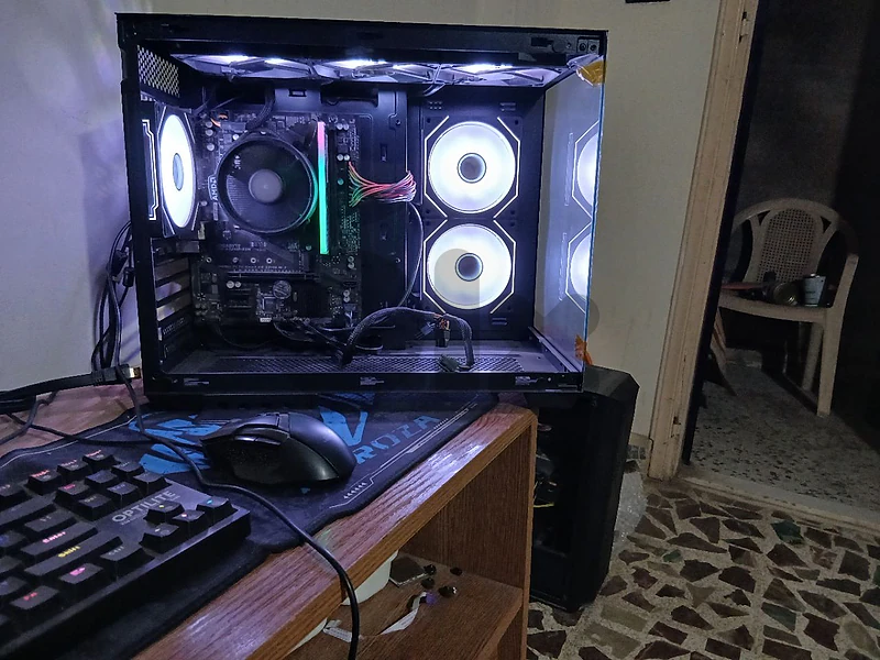 ryzen 5 2600 chassis بدون كارت شاشة