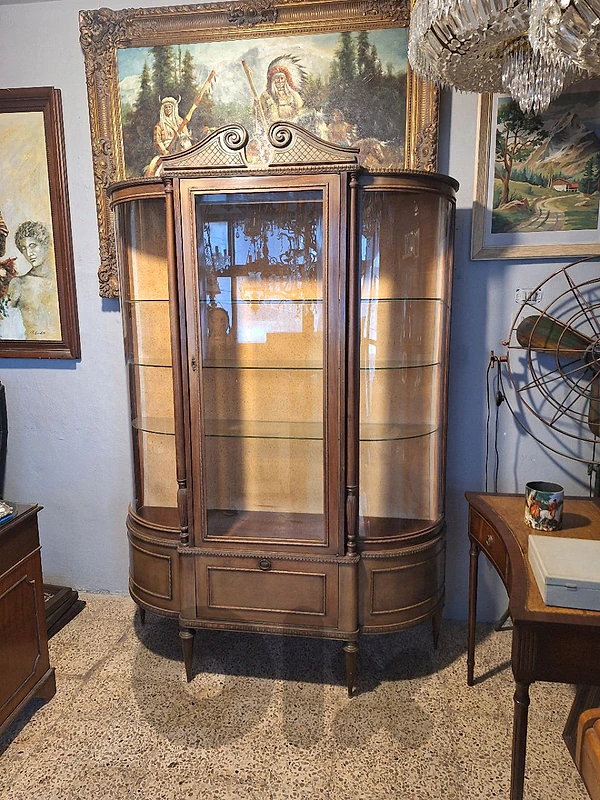 antique french vetrine showcase