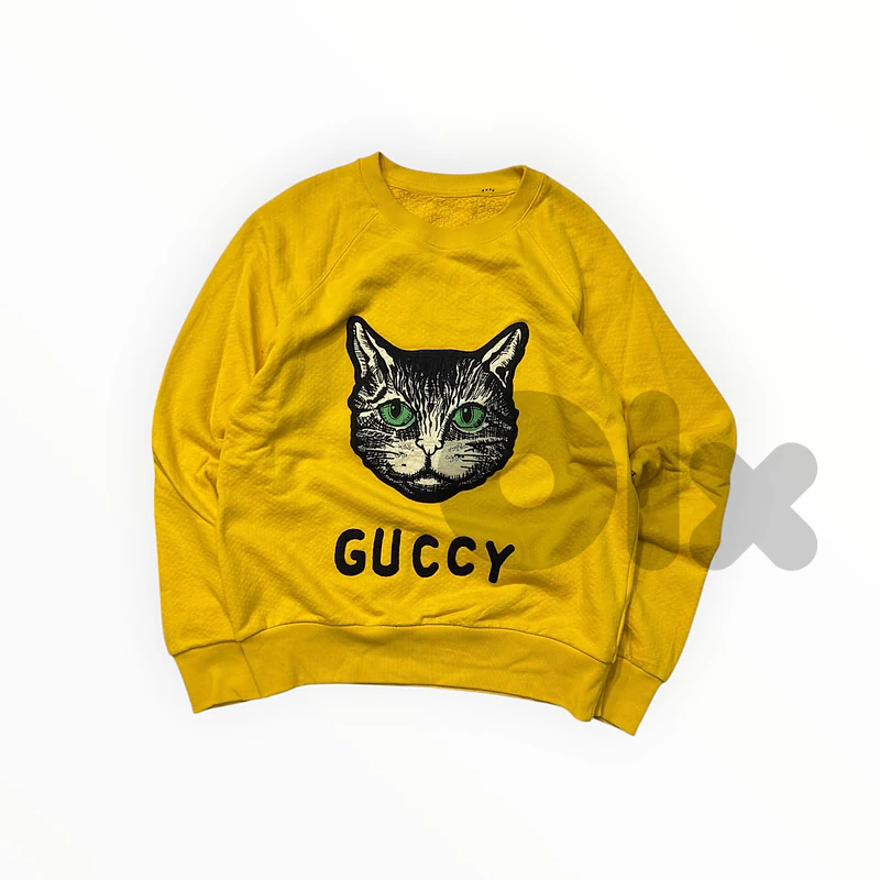 Gucci SS18 Mystic Cat Sweatshirt - Size Large
