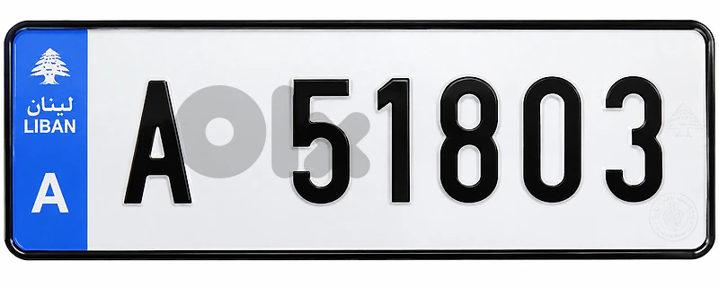 Digis Plate Number A 51803