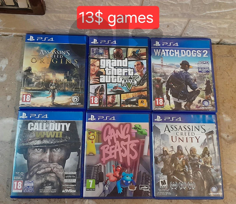ps4 used games