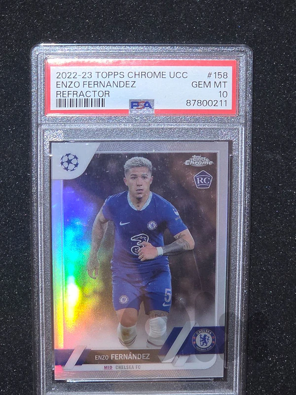 Topps Chrome Enzo Fernandez PSA 10 Gem Mint