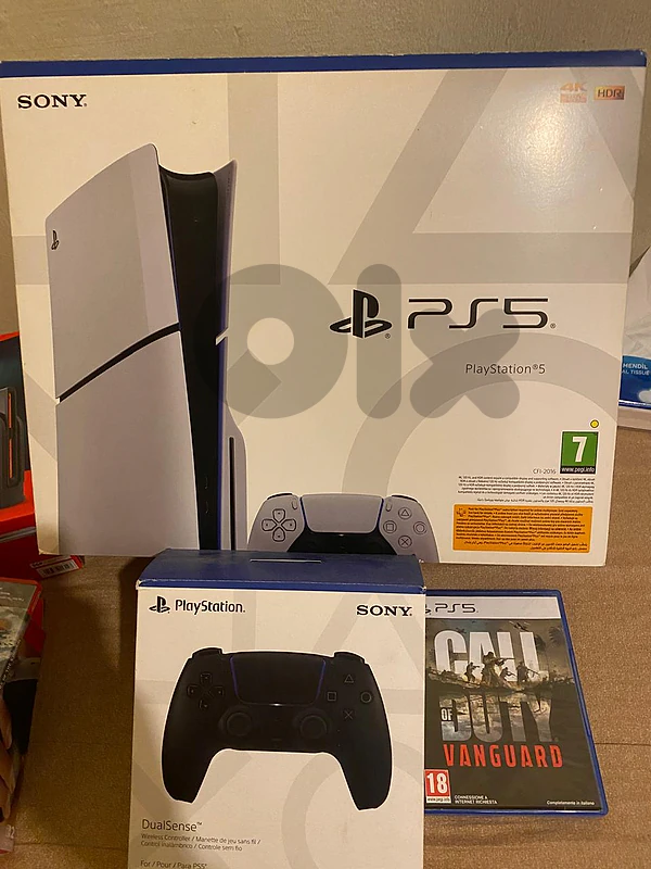 ps5 slim disc 1t europe 2 controller and cod w Minecraft