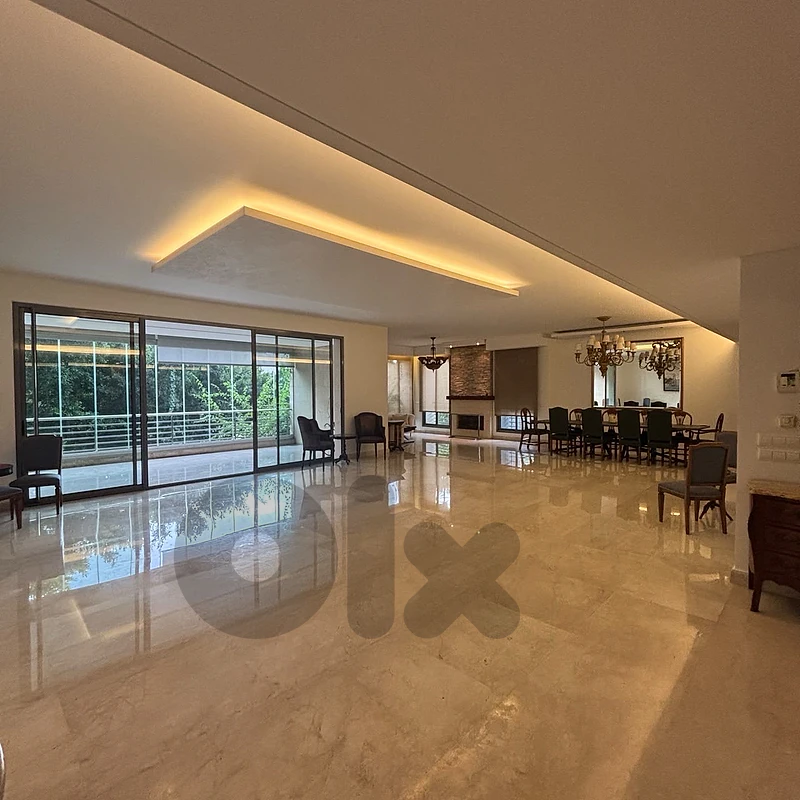 440 Sqm Apartment with 110 Sqm Garden for Rent or Sale in Rabieh