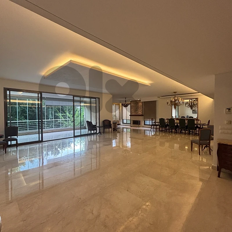 440 Sqm Apartment with 110 Sqm Garden for Sale or Rent in Rabieh