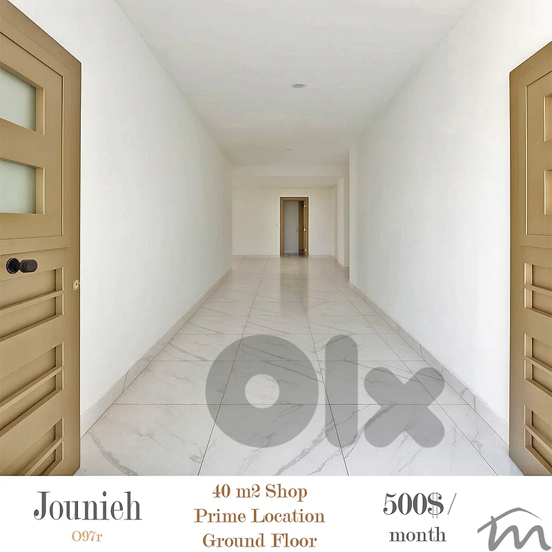 Jounieh | Prime Location | 2-Level 40m² Shop / Office / Clinic | GF