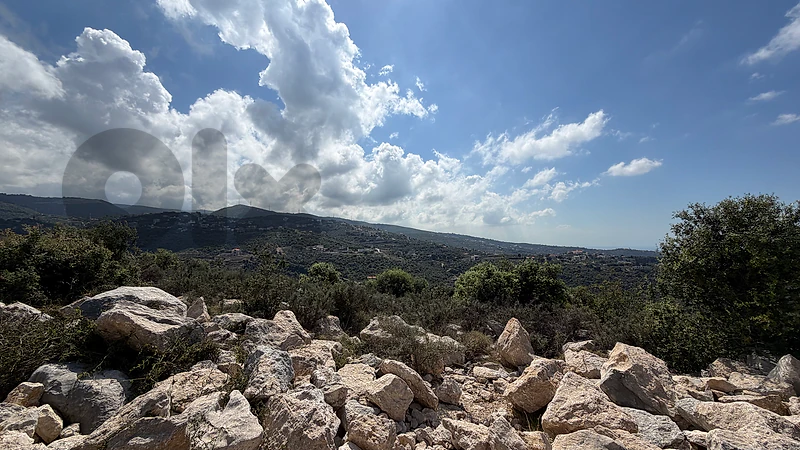 RWB430CA - Land for sale in bejjeh jbeil with sea and mountain