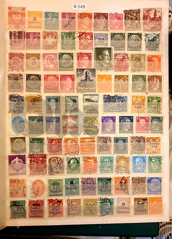 Germany 1905-1940's Reich 89 used stamps Lot# B-549
