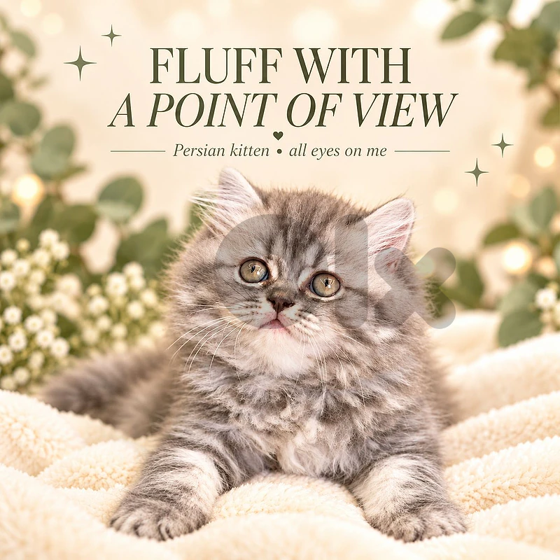Doll Face Special Fluffy Persian Kitten ✨️