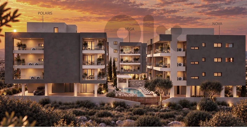 2 Bedroom Apartment for Sale in Aradippou, Larnaca, Cyprus
