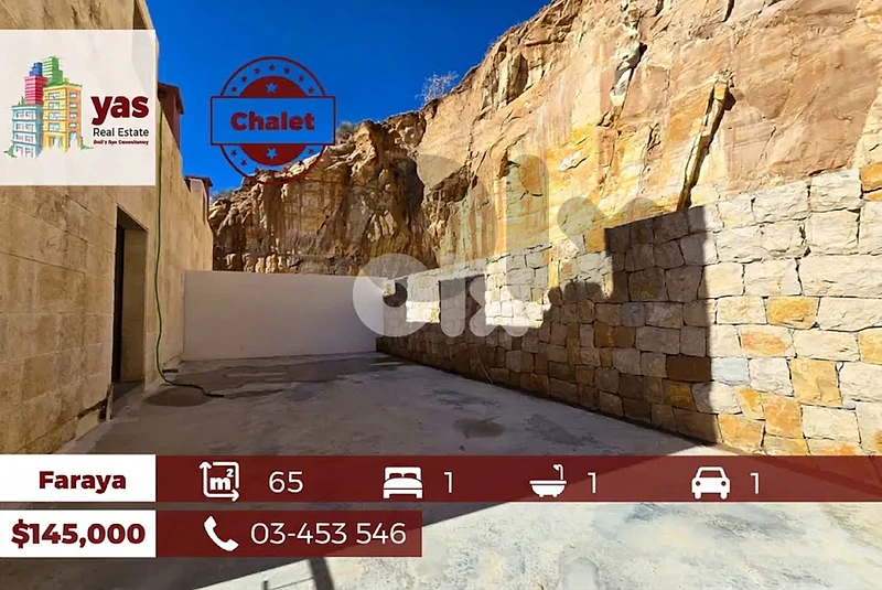 Faraya 65m2 | 70m2 Terrace | New Chalet | Calm Area | DA |