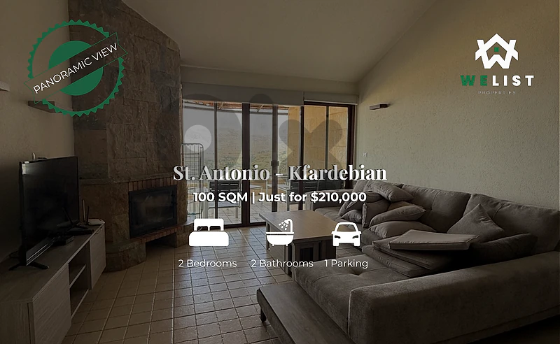 Chalet for sale in St Antonio - Kfadebian شاليه للبيع في كفرذبيان