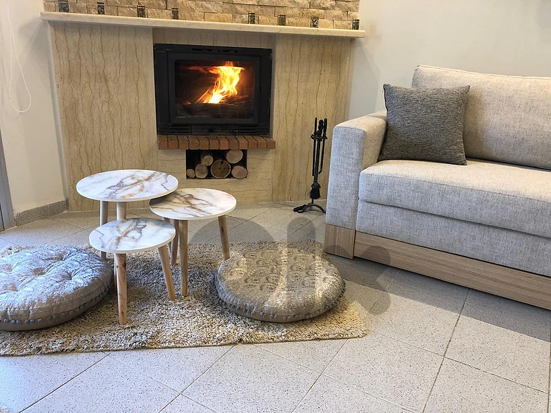 Cozy Mountain Studio for Rent | Hrajel | Sleeps 4 | Chimney & Balcony