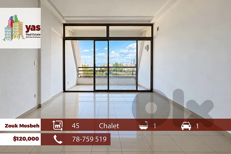 Zouk Mosbeh/Siwar 45m2 | New Chalet | Standard | Prime Location | EH