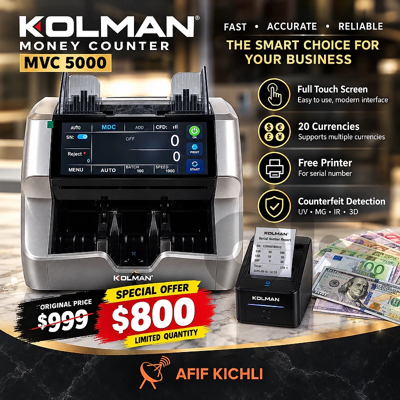 Kolman Money-Counters USD EURO LBP