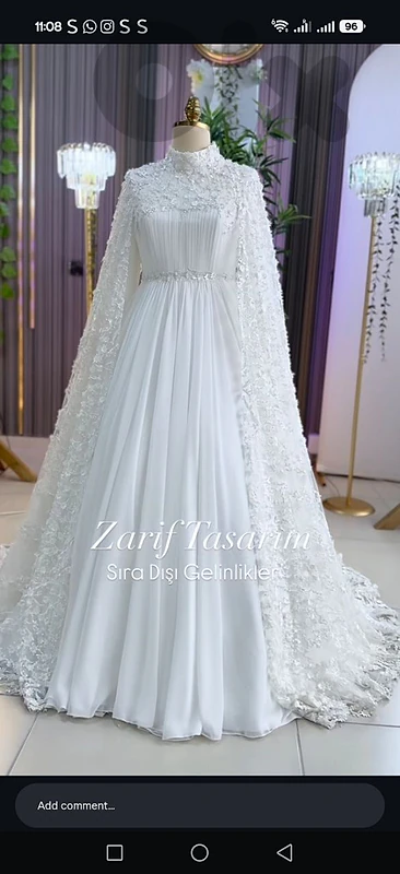 Zarif Tasarim Luxury Wedding Dress – Worn Once – Like New